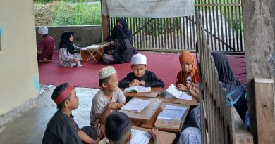 Anak-anak Antusias Mengikuti Pembelajaran Al-Qur’an Rutin di Rumah Qur’an Nurul Fikri